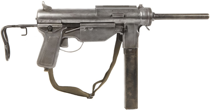 Deactivated Rare Fully Strippable M3A1 Grease Gun